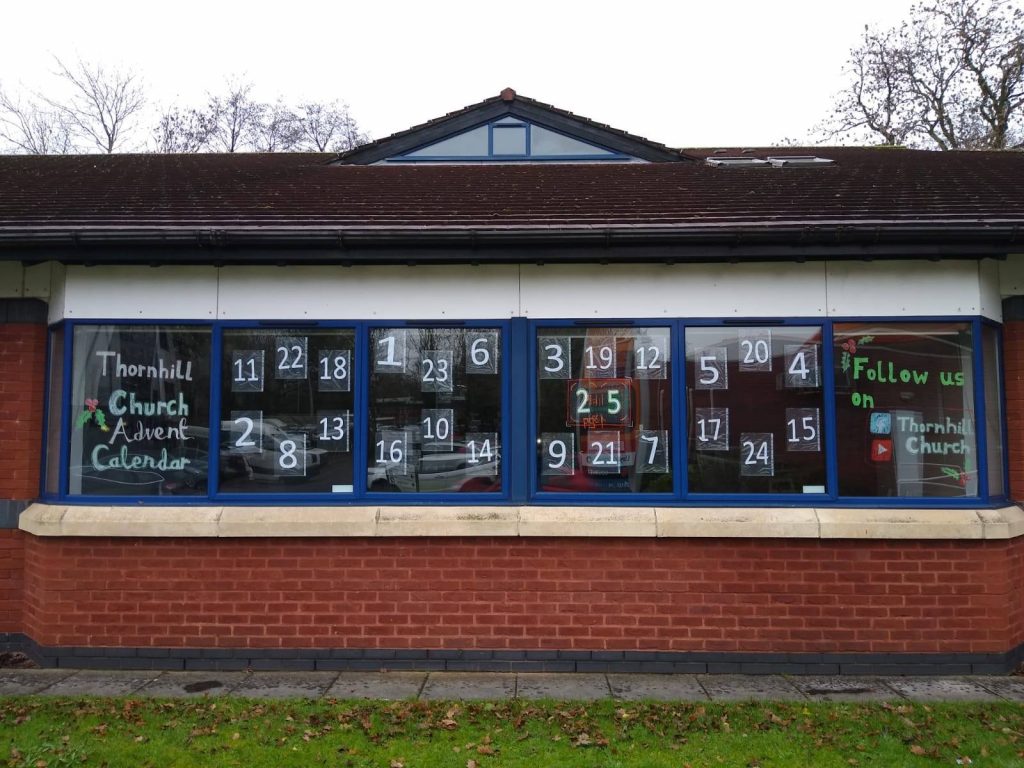 Advent calendar windows