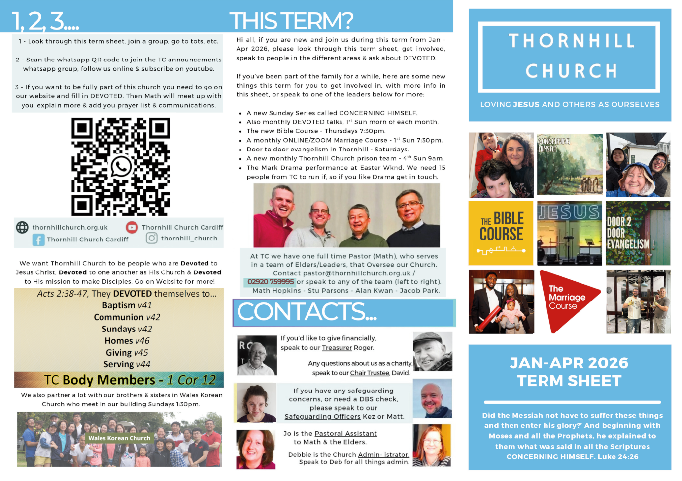 Spring 2026 Term Sheet (Front)